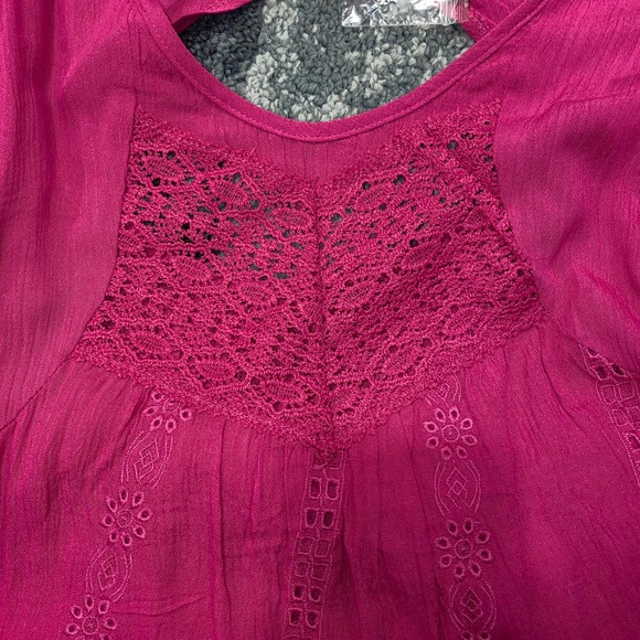 Adiva Pink Flowy Mini Dress NEW Women's Size Small - Picture 2 of 7